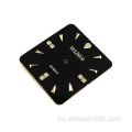 Rectangle Shape Diamond Indexes Watch Enamel Dial